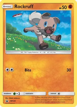 Rockruff (SM120) [Sun & Moon: Black Star Promos] Pokémon