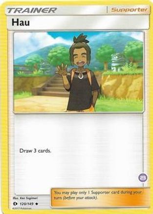 Hau (120/149) (Deck Exclusive #23) (Alolan Sandslash Half-Deck) [Sun & Moon: Trainer Kit - Alolan Sandslash & Alolan Ninetales]