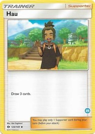 Hau (120/149) (Deck Exclusive #23) (Alolan Ninetales Half-Deck) [Sun & Moon: Trainer Kit - Alolan Sandslash & Alolan Ninetales]
