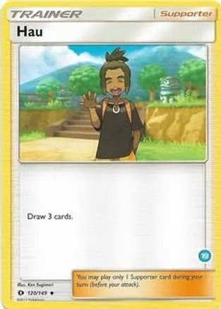 Hau (120/149) (Deck Exclusive #19) (Alolan Ninetales Half-Deck) [Sun & Moon: Trainer Kit - Alolan Sandslash & Alolan Ninetales] Pokémon