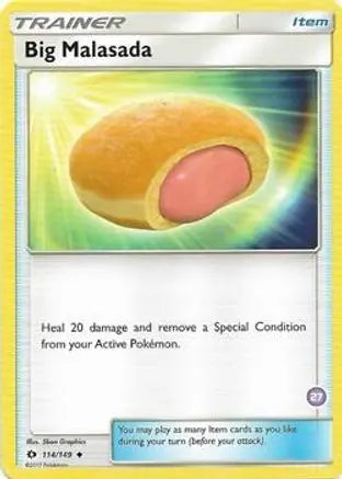 Big Malasada (114/149) (Deck Exclusive #27) [Sun & Moon: Trainer Kit - Alolan Sandslash & Alolan Ninetales] Pokémon
