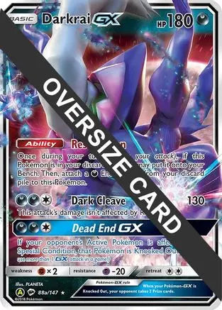 Darkrai GX (88a/147) (Alternate card) (Jumbo Card) [Sun & Moon: Burning Shadows] Pokémon