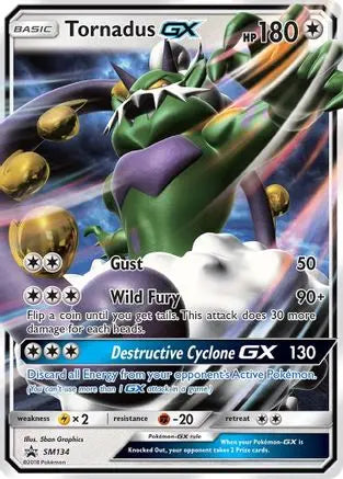 Tornadus GX (SM134) [Sun & Moon: Black Star Promos] Pokémon