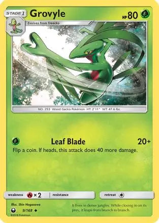 Grovyle (9/168) [Sun & Moon: Celestial Storm] Pokémon