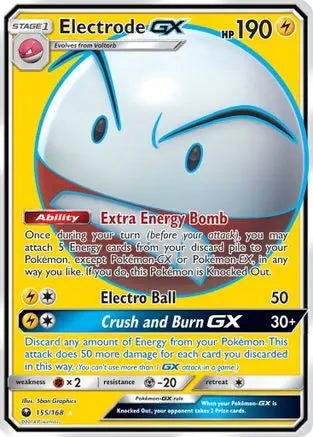 Electrode GX (155/168) [Sun & Moon: Celestial Storm] Pokémon