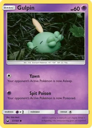 Gulpin (57/168) [Sun & Moon: Celestial Storm] Pokémon