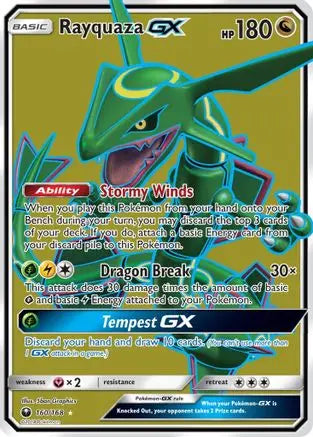 Rayquaza GX (160/168) [Sun & Moon: Celestial Storm] Pokémon