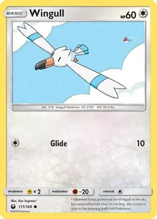 Wingull (111/168) [Sun & Moon: Celestial Storm] Pokémon