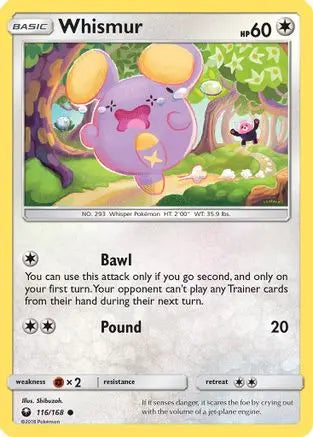 Whismur (116/168) [Sun & Moon: Celestial Storm] Pokémon