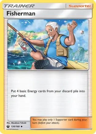 Fisherman (130/168) [Sun & Moon: Celestial Storm] Pokémon