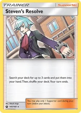 Steven's Resolve (145/168) [Sun & Moon: Celestial Storm] Pokémon