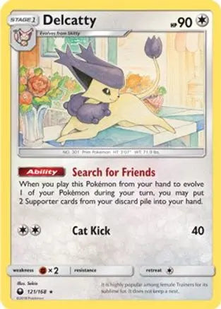 Delcatty (121/168) (Theme Deck Exclusive) [Sun & Moon: Celestial Storm] Pokémon