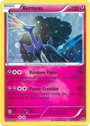 Xerneas (107/162) (Cosmos Holo) (Blister Exclusive) [XY: BREAKthrough] Pokémon