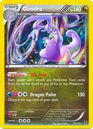 Goodra (77/119) (Cosmos Holo) (Blister Exclusive) [XY: Phantom Forces] Pokémon