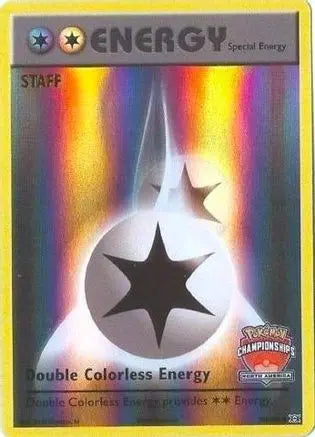 Double Colorless Energy (90/108) (NA Championship Promo Staff) [XY: Evolutions] Pokémon