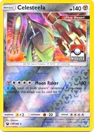 Celesteela (100/168) (League Promo) [Sun & Moon: Celestial Storm] Pokémon