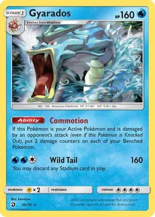Gyarados (20/70) [Sun & Moon: Dragon Majesty] Pokémon