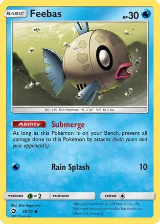 Feebas (28/70) [Sun & Moon: Dragon Majesty] Pokémon