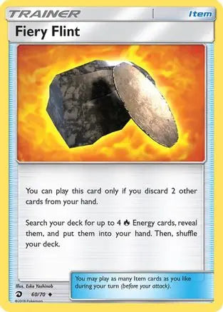 Fiery Flint (60/70) [Sun & Moon: Dragon Majesty] Pokémon