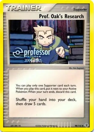 Prof Oaks Research (98/112) (2004 2005) [Professor Program Promos] Pokémon