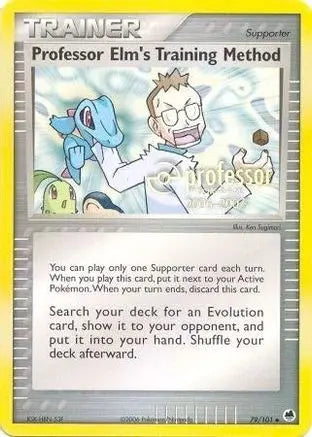 Professor Elms Training Method (79/101) (2006 2007) [Professor Program Promos] Pokémon
