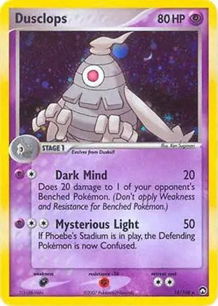 Dusclops (14/108) (Theme Deck Exclusive) [EX: Power Keepers] Pokémon