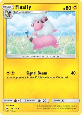 Flaaffy (77/214) [Sun & Moon: Lost Thunder] Pokémon
