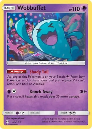Wobbuffet (93/214) [Sun & Moon: Lost Thunder] Pokémon