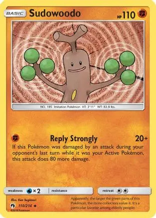 Sudowoodo (110/214) [Sun & Moon: Lost Thunder] Pokémon