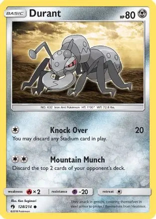 Durant (128/214) [Sun & Moon: Lost Thunder] Pokémon