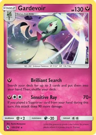 Gardevoir (141/214) [Sun & Moon: Lost Thunder] Pokémon
