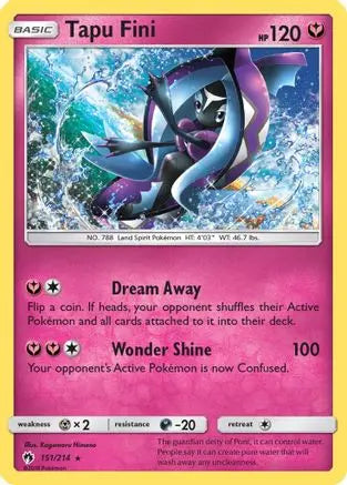 Tapu Fini (151/214) [Sun & Moon: Lost Thunder] Pokémon