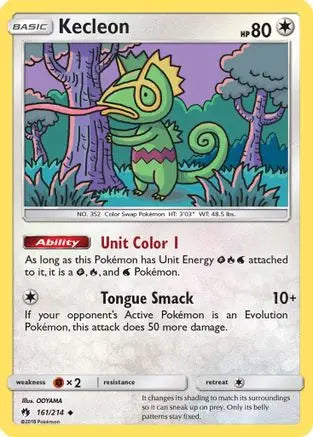 Kecleon (161/214) [Sun & Moon: Lost Thunder] Pokémon