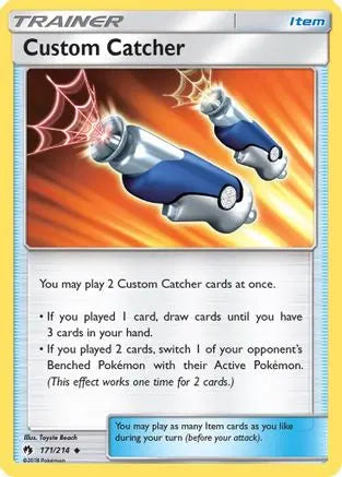 Custom Catcher (171/214) [Sun & Moon: Lost Thunder] Pokémon