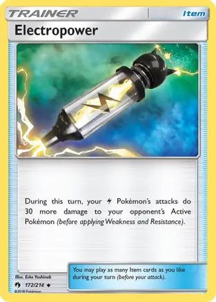 Electropower (172/214) [Sun & Moon: Lost Thunder] Pokémon