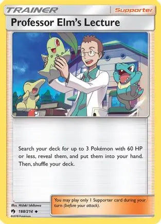 Professor Elm's Lecture (188/214) [Sun & Moon: Lost Thunder] Pokémon