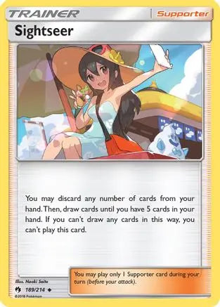 Sightseer (189/214) [Sun & Moon: Lost Thunder] Pokémon