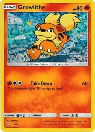 Growlithe (1/12) [McDonald's Promos: 2018 Collection] Pokémon