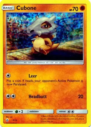 Cubone (7/12) [McDonald's Promos: 2018 Collection] Pokémon