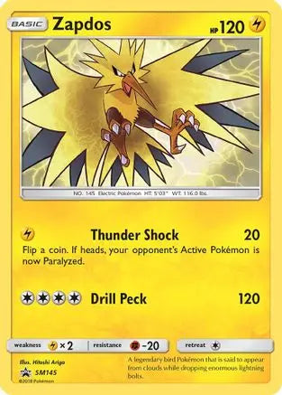 Zapdos (SM145) [Sun & Moon: Black Star Promos] Pokémon