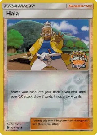 Hala (126/145) (Regional Championship Promo) [Sun & Moon: Guardians Rising] Pokémon