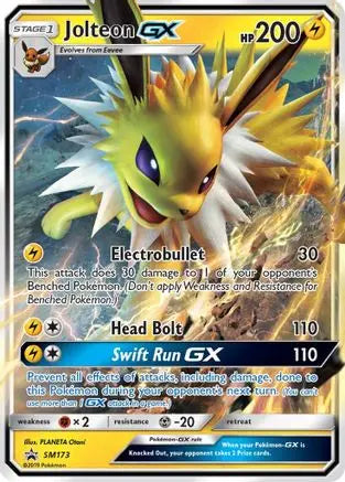 Jolteon GX (SM173) [Sun & Moon: Black Star Promos] Pokémon