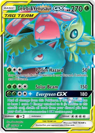 Celebi & Venusaur GX (159/181) [Sun & Moon: Team Up] Pokémon