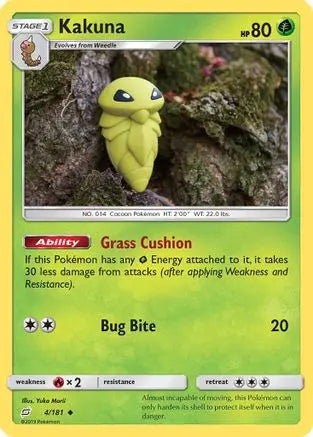 Kakuna (4/181) [Sun & Moon: Team Up] Pokémon