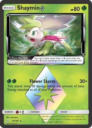 Shaymin (10/181) (Prism Star) [Sun & Moon: Team Up] Pokémon
