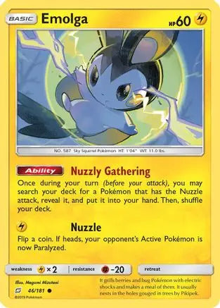Emolga (46/181) [Sun & Moon: Team Up] Pokémon