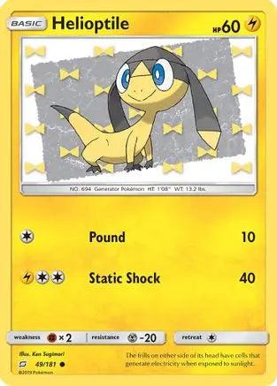 Helioptile (49/181) [Sun & Moon: Team Up] Pokémon