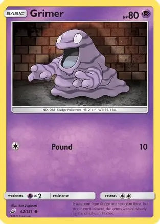 Grimer (62/181) [Sun & Moon: Team Up] Pokémon