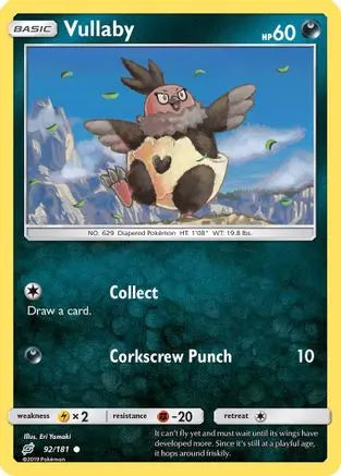 Vullaby (92/181) [Sun & Moon: Team Up] Pokémon