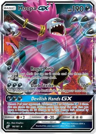Hoopa GX (96/181) [Sun & Moon: Team Up] Pokémon